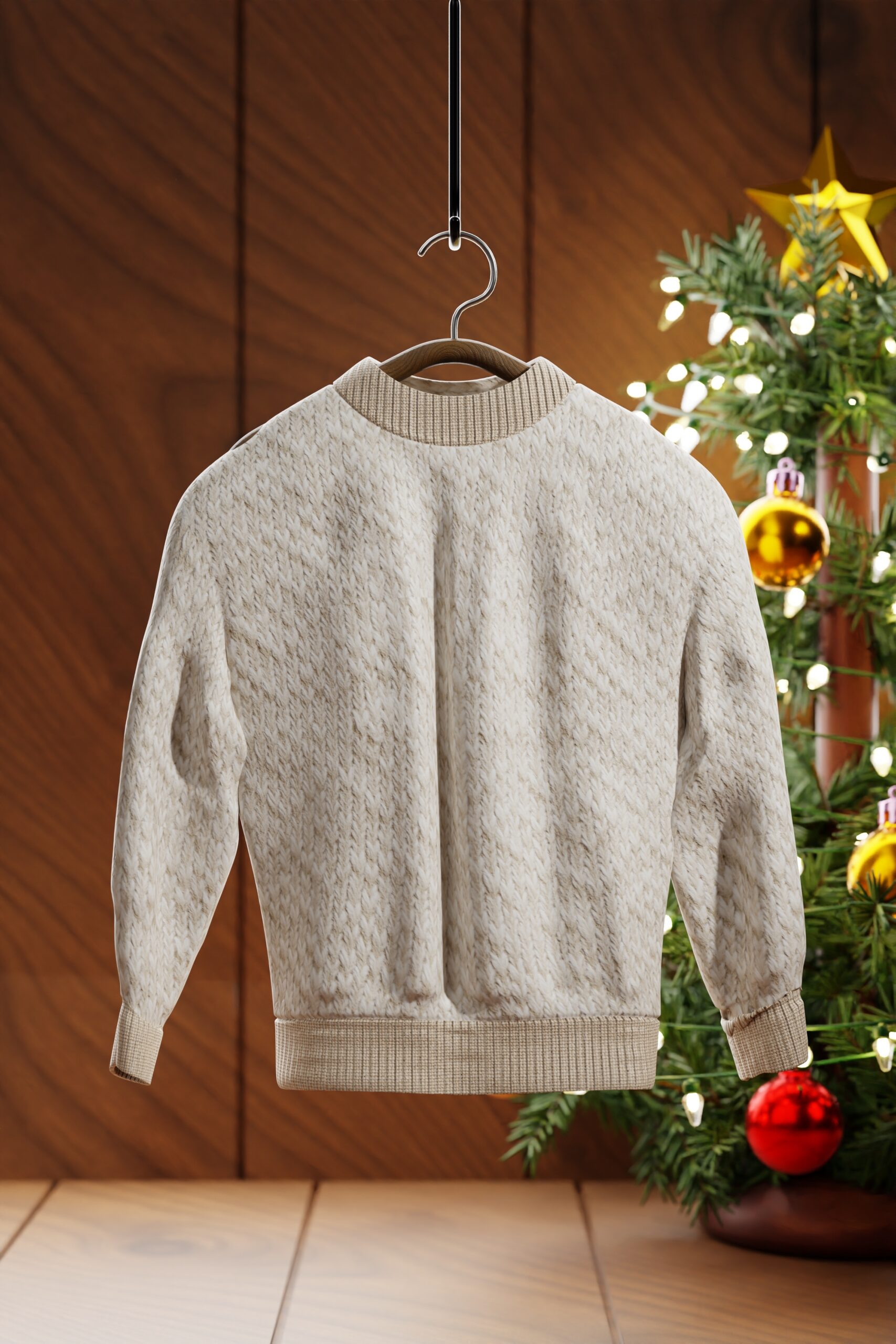 Sweter świąteczny męski