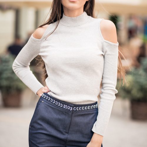 Woman posing