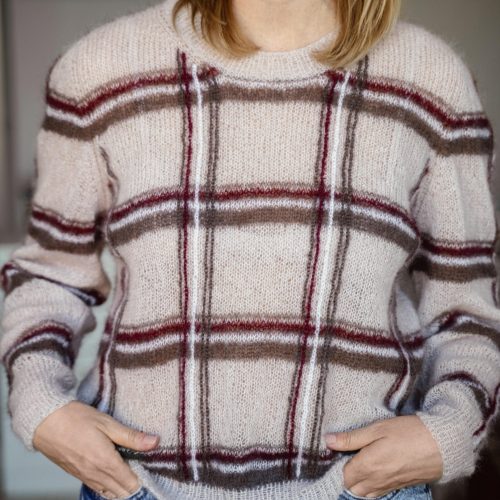 woman-wearing-handmade-jumper